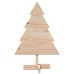 Árbol de Navidad de adorno madera maciza 70 cm