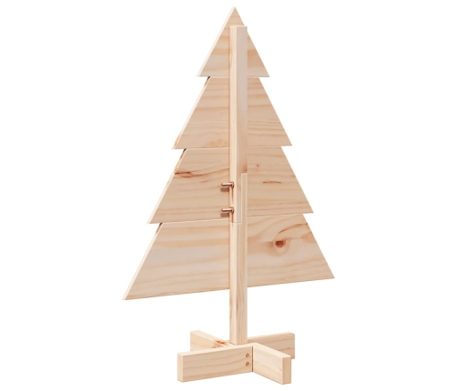 Árbol de Navidad de adorno madera maciza 70 cm