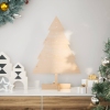 Árbol de Navidad de adorno madera maciza 70 cm