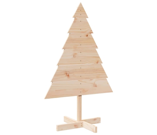 Árbol de Navidad de adorno madera maciza 110 cm