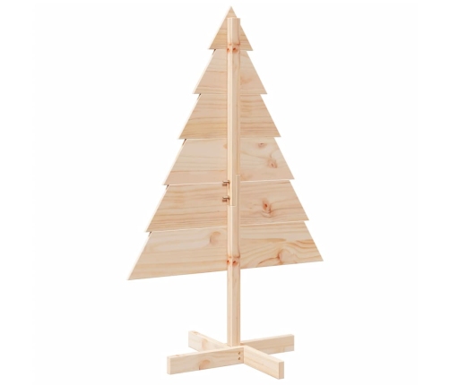 Árbol de Navidad de adorno madera maciza 110 cm