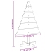 Árbol de Navidad de adorno madera maciza 110 cm