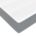 Estructura cama otomana con colchón tela gris claro 100x200cm