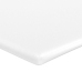 Estructura de cama otomana con colchones cuero sintético blanco