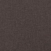 Cama otomana con colchón marrón oscuro 90x200 cm tela