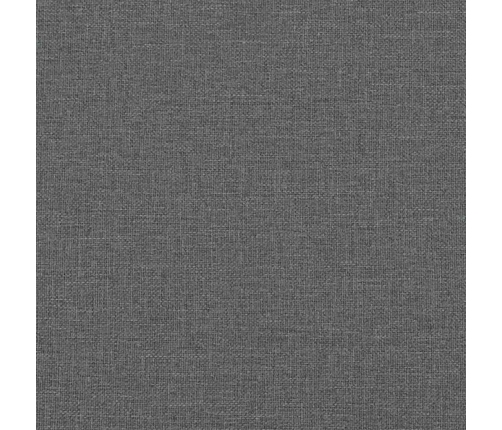 Estructura cama otomana colchón tela gris oscuro 80x200cm
