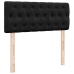 Cama otomana con colchón 120x190 cm terciopelo negro