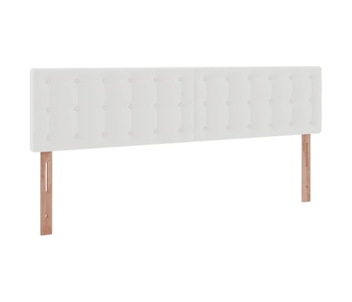 Estructura cama otomana colchones cuero sintético blanco