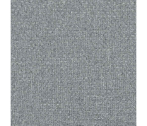 Estructura de cama otomana colchones tela gris claro 200x200cm