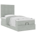 Estructura cama otomana colchones gris claro 90x200cm