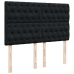 Estructura cama otomana colchones terciopelo negro 140x200cm