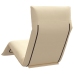 Tumbona plegable beige 175x54x8,5 cm Tejido Oxford