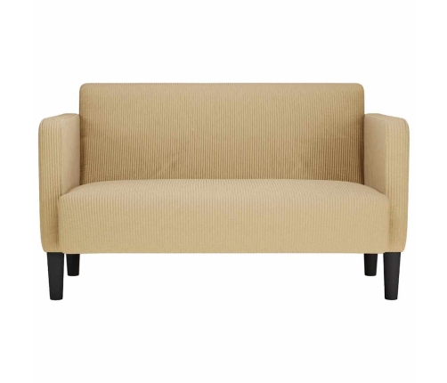 Sofá Loveseat verde claro gris 109 cm tejido de pana