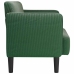 Sofá Loveseat verde jungla 109 cm tejido de pana