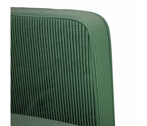 Sofá Loveseat verde jungla 109 cm tejido de pana