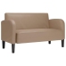 Sofá Loveseat Cappuccino 110 cm Cuero sintético