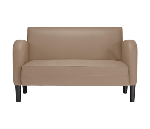 Sofá Loveseat Cappuccino 110 cm Cuero sintético