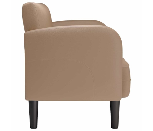 Sofá Loveseat Cappuccino 110 cm Cuero sintético