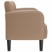 Sofá Loveseat Cappuccino 110 cm Cuero sintético