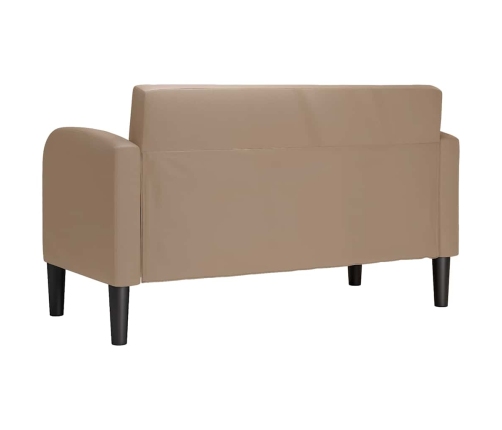 Sofá Loveseat Cappuccino 110 cm Cuero sintético