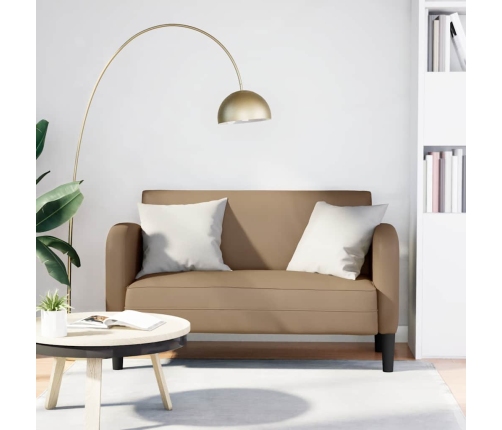 Sofá Loveseat Cappuccino 110 cm Cuero sintético