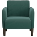 Sillón con reposabrazos Terciopelo Verde Oscuro 54 cm