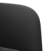 Sofá Loveseat Terciopelo Negro 109 cm