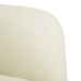 Sofá Loveseat terciopelo crema 109 cm