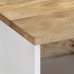 Mesa de centro de madera maciza de mango 80x50x40 cm