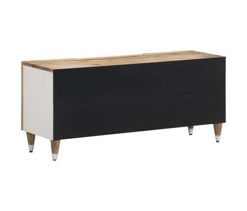 Mueble de TV madera maciza de mango 105x33,5x46 cm