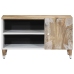 Mueble de TV madera maciza de mango 80x31,5x46 cm