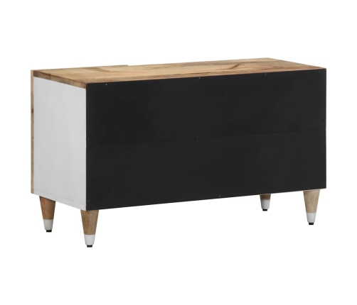 Mueble de TV madera maciza de mango 80x31,5x46 cm