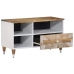 Mueble de TV madera maciza de mango 80x33,5x46 cm