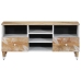 Mueble de TV madera maciza de mango 100x33,5x46 cm