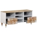 Mueble de TV madera maciza de mango 100x33,5x46 cm