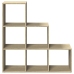 Librería divisor 3 niveles madera roble Sonoma 99x29x99 cm