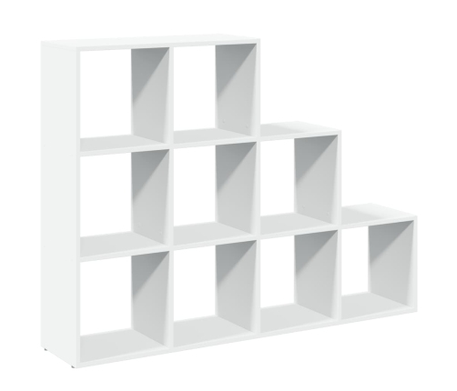 Librería divisora 3 niveles madera blanca 137,5x29x103,5 cm