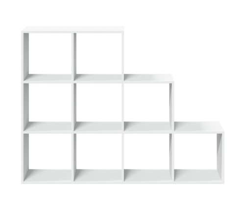 Librería divisora 3 niveles madera blanca 137,5x29x103,5 cm