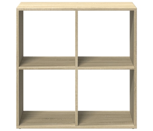 Librería divisor madera ingeniería roble Sonoma 69,5x29x69,5 cm