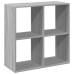 Librería divisor madera ingeniería gris Sonoma 69,5x29x69,5 cm