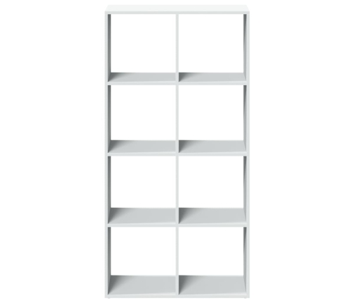 Librería divisora madera ingeniería blanco 69,5x29x137,5 cm