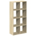 Librería divisor madera ingeniería roble Sonoma 69,5x29x137,5cm