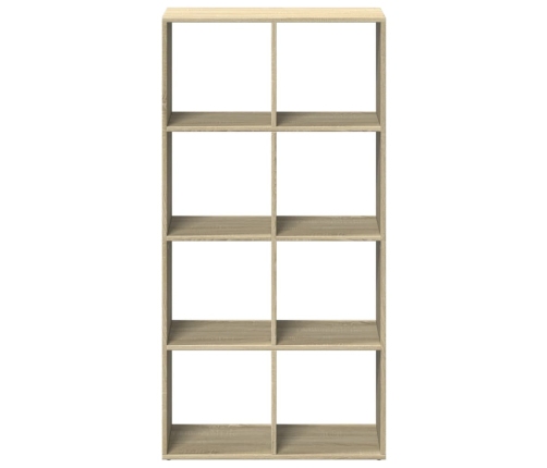 Librería divisor madera ingeniería roble Sonoma 69,5x29x137,5cm