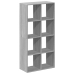 Librería divisor madera ingeniería gris Sonoma 69,5x29x137,5 cm