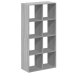 Librería divisor madera ingeniería gris Sonoma 69,5x29x137,5 cm