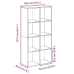 Librería divisor madera ingeniería gris Sonoma 69,5x29x137,5 cm