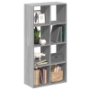 Librería divisor madera ingeniería gris Sonoma 69,5x29x137,5 cm