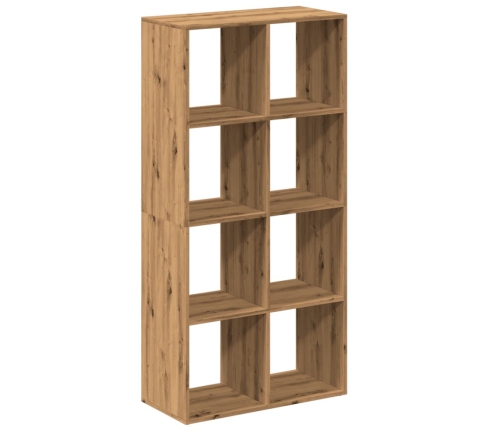 Librería divisora madera roble artisan 69,5x29x137,5 cm