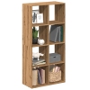 Librería divisora madera roble artisan 69,5x29x137,5 cm