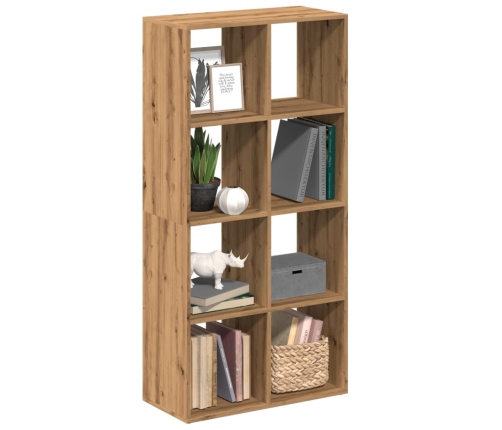 Librería divisora madera roble artisan 69,5x29x137,5 cm